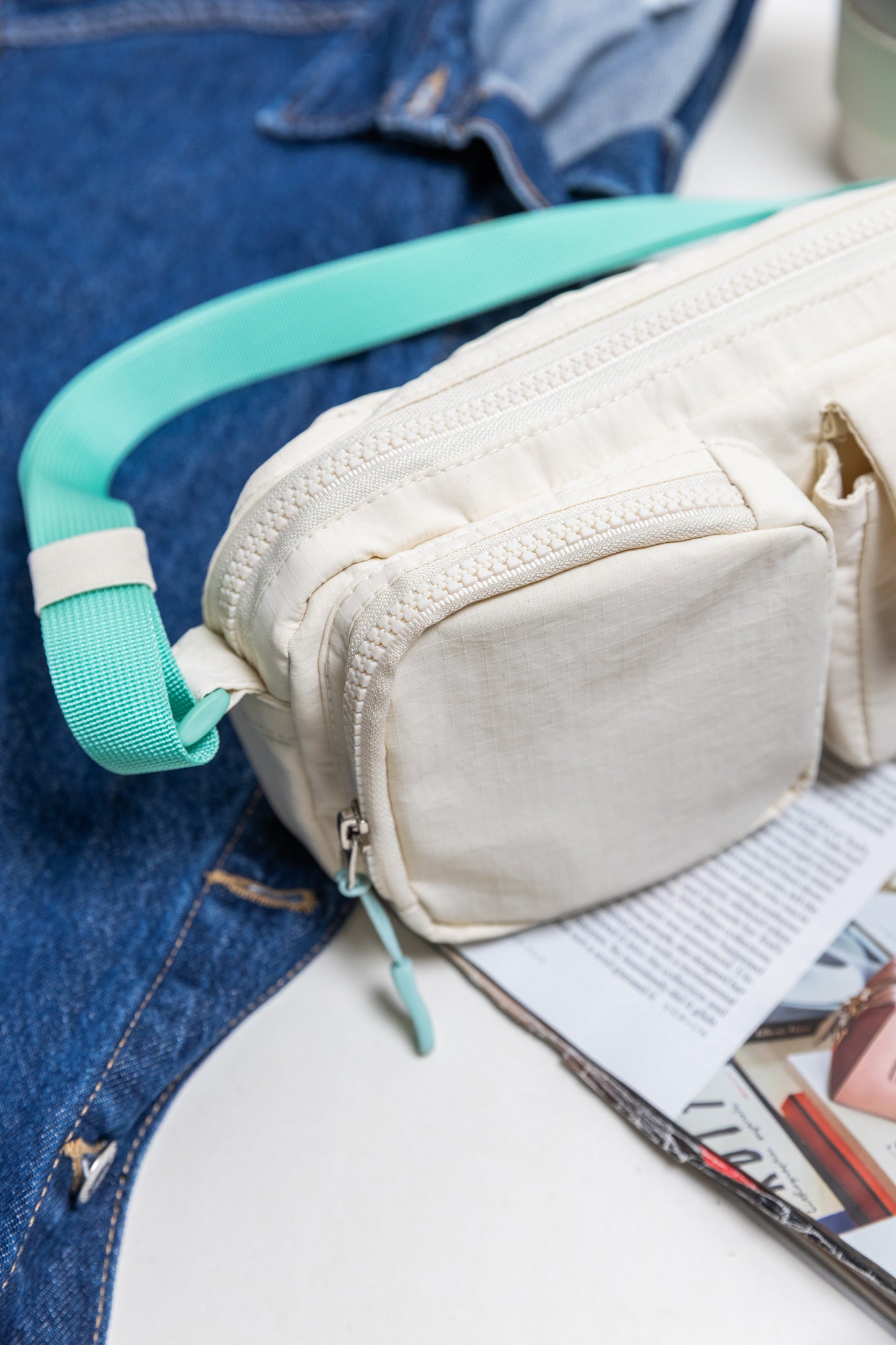 Hibi crossbody in Milk