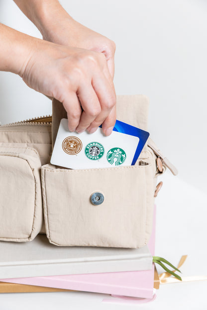 Hibi crossbody in Sand